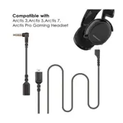 Replacement Sound Card Audio Cable for Steelseries Arctis 3 5 7 Headphone Audio