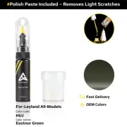 Touch Up Paint For Leyland All Models HUJ Eastnor Green With Polish Paste
