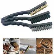 Mini Wire Brush Brass Nylon & Steel Brushes Rust Remover Cleaning Polish-Grinder