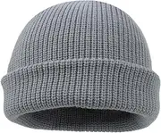 [TOPTIE] Winter Cuffed Fisherman Beanie Knit Hats Unisex, Warm & Soft Toboggan Cap