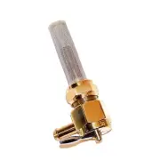 OLD SCHOOL BRASS HEX PETCOCK LEFT 13/16" 22MM HARLEY FX FL XL FXR BOBBER CHOPPER