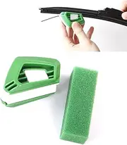 nodteem 1 PC Car Windshield Wiper Regroover, ABS Wiper DIY Smart Quickly Repair Cleaning Wiper Blade Cutter Regroover, Smart Quickly Repair Tool Maintenance Accessories, for Cars (Green & White)