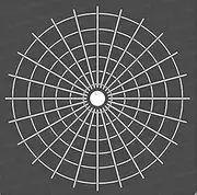 CrafTreat Wall Stencils for Painting Large Pattern on Wall Art, Home Decor and Floor Rangoli - Radar - Mandala Stencil for Dot Painting - 12"X12"- Reuseable Circle Stencils for Painting Wall Decors