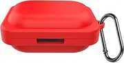 USTIYA Case for Nothing Ear A Protection Cover Full-Body Soft Silicone with Keychain Headphone Accessories (Red)