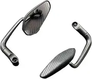 Motorcycle Rear View Mirror For Cafe for Racer Motorcycle Rear Mirror Retro Moto Motorcycles Motorbike Rearview Mirrors Side View Mirrors Motorcycle Mirrors(Chrome)