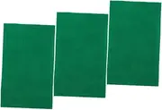 Milisten 3pcs Reptile Carpet Liner Washable and Reusable Substrate Bedding for Tortoise Lizard Snake and Gecko Lightweight Polyester Terrarium Mat