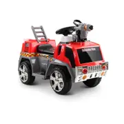 Kids Ride On Car Electric Fire Engine Truck Motorbike Red