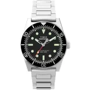 Timex TW2W95200 DEEP WATER REEF 200 black silver Stainless Steel Men's Watch NEW