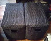 QSC KS112 KS 112 Premium Padded Black Speaker Covers- (2) Qty of 1=1 Pair!