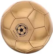 TOYANDONA Autographed Football Ball Soccer Ball for Soccer Ball Indoor Soccer Ball Practical Soccer Ball Soccer Ball Decoration Soccer Equipment Golden