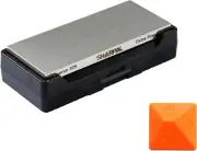 Professional Diamond Knife Sharpener 6" x 2.5" with Angle Guide & Case