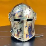 Medieval Barbuta Helmet Knight Armor Commando Antique Cosplay Warrior Helmet