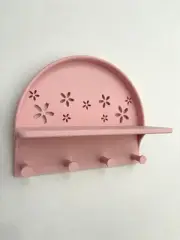 Labubu Sonny Angel Wall Display Shelf | Collectible Wall Organizer | Key Hooks