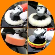18pcs Polishing Pads Buffing Waxing Pad Polisher Drill Sponge Kit Set For Car