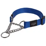 Rogz Control Chain Dog Collar Blue