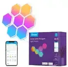 Hexa Wi-Fi LED Light Panels 7pcs Shows multiple colors on one panel at the same