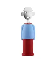 Alessi Alessandro M. Wine Opener Light Blue Red Color / AM23 LAZR