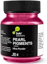 Mica Powder for Epoxy Resin, Pearlescent Natural Metallic Pigment Powder for Lip Gloss, Nails, Slime, Bath Bombs Soap, Making Polymer Clay | Colour - Iridescent Berry