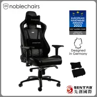 在飛比找momo購物網優惠-【noblechairs】EPIC PU系列電競椅(黑底金車