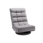 VEVOR 360 Swivel Floor Gaming Chair with 4 Adjustable Position Folding Chair