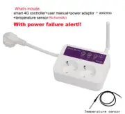 4G Germany Plug LTE SMS Wireless Remote Control GSM Smart Socket Switch with Tem