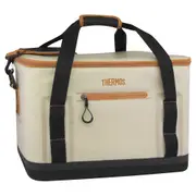 Thermos Trailsman Portable On The Go Insulating 36 Can Cooler Cream w/Strap