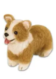 Hamanaka Felt Wool Mascot Welsh Corgi Kit H441-303 F/S w/Tracking# Japan New