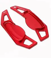 Car Steering Wheel Shift Paddles for B&ENZ Smart 451 453 Two 2009-2017 Four 2015-2017 Car Steering Wheel Shift Paddle Gear Paddles DSG Extender Stickers 2pcs HTEOPOEKFR(Red)