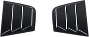 Car Rear Window Louvers Decoration Trim Shutter Vent Scoop Blind Shade Cover Compatible For Dodge Charger 2015-2025 Exterior Accessories(Black)