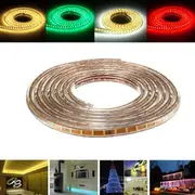 2M 3014 Waterproof LED Rope Lamp Party Home Christmas Indoor/Outdoor Strip Light 220V 29 BLUE