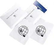 [KGYMJR] 4Pcs RFID Blocking Sleeves Passport Protectors, Identity Theft Protection Secure Sleeves Set (Passport Holder)