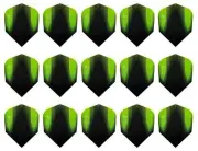 5 New Sets Harrows Sonic X Standard Dart Flights – Ships w/ Tracking - Green