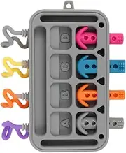 Activity Board for Kids - Silicone Plug-in Board Toys,Silicone Soft Plug-in Toys for Home School Kindergarten, Interactive Playing Activity