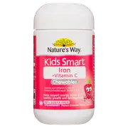 Nature's Way Kids Smart Iron + Vitamin C 50 Chewable Tablets