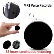 38 Hr Mini Spy Voice Activated Recorder Digital Audio Magnetic 32GB MP3 Player