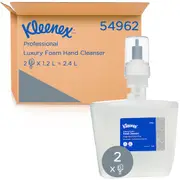 Kleenex Luxury Foam Hand Soap Fragrance Free 2 x 1.2 Litre (54962)