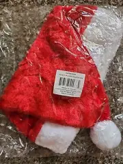 Santa Hat Adult Plush Christmas Jolly Good Elf