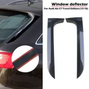 Carbon Rear Window Spoiler Side Wing Cover Protector Fits Audi A6 C7 Avant 12-18