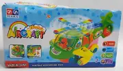 Electric Aircraft Bump Go, Lifelike Lights and Sounds Helicopter Assembling Toys