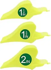 CR8GR8 Professional Hair Clipper Combs Guides, Hair Clipper Guards 1 & 1/4" 1 & 1/2" 2", Mega NO.16 NO.12 NO.10 fits for Most Wahl Clippers(Yellow)