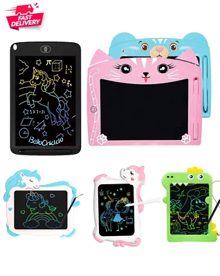 10.5-8.5" LCD Writing Tablet for Kids Adults , Colorful Drawing Pad Doodle Board