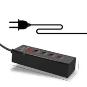 2.4A 4 Ports USB Fast Charger Wall Charger EU Adapter for Nokia X6 Xiaomi Mi A2 Pocophone F1
