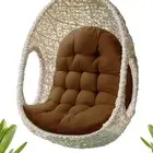 Thick Egg Chair Cushion Replacement, Button Tufted Outdoor Swing Chair Cushio...