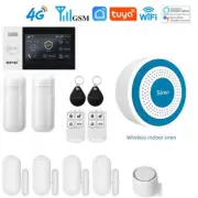 Tuya Wifi Gsm Security Alarm System 433MHZ Works with Alexa Home Wireless Siren