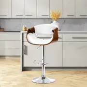 ALFORDSON Bar Stool Trice Kitchen Swivel White