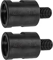 2 Pieces Angle Grinder Attachment M14 Female to M10 Male Thread Adapter Converter for Hole Opener Angle Grinder, Diamond Core Bits Polishing Pad Wheel, Wire Wheel Drill Adapter Tool