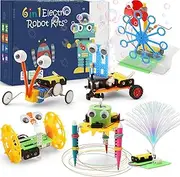 STEM Science Robotics Kit, Experiments Projects Activities for Kids 6-8 8-12, Build Robot Crafts for Boys Toys, DIY Electronic Engineering Building Kits for Girls Age 6 7 8 9 10 11 12 + Year Old Gifts