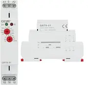 GRT8-B1 Mini Power Off Delay Time Relay AC 220V 0.1s - 10days, DIN Rail Type Single Function Timer Relay with LED