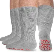 [NOVAYARD] 3 Pairs Diabetic socks Wide Crew Edema Bariatric Hospital Socks