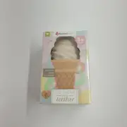 NatureBond Silicone Baby Teether - Cute Ice Cream Infant Teething Toy - 3+ mos.